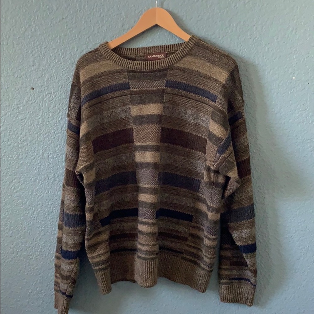 Cambridge Classics Rectangle Pattern Sweater